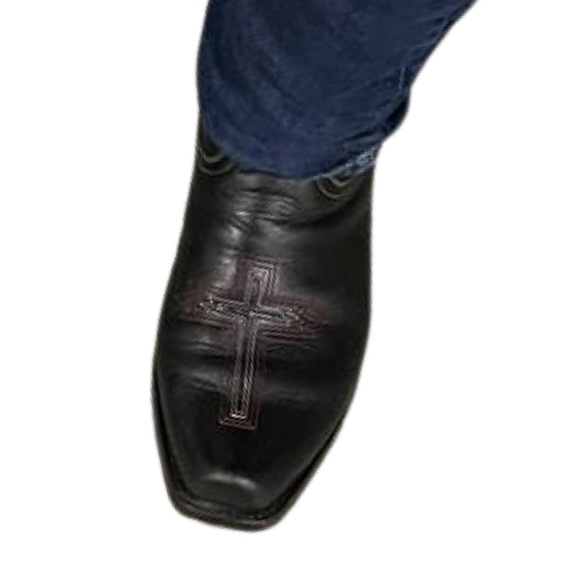 COWBOY BOOTS LEATHER HAND MADE CLASSIC MEN WESTERN - Picture 2 of 4